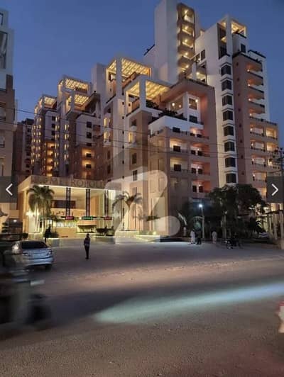 3 BED DRAWING DINING NEW SEMI FURNISHED CORNER PARK FACING FLAT 4 RENT