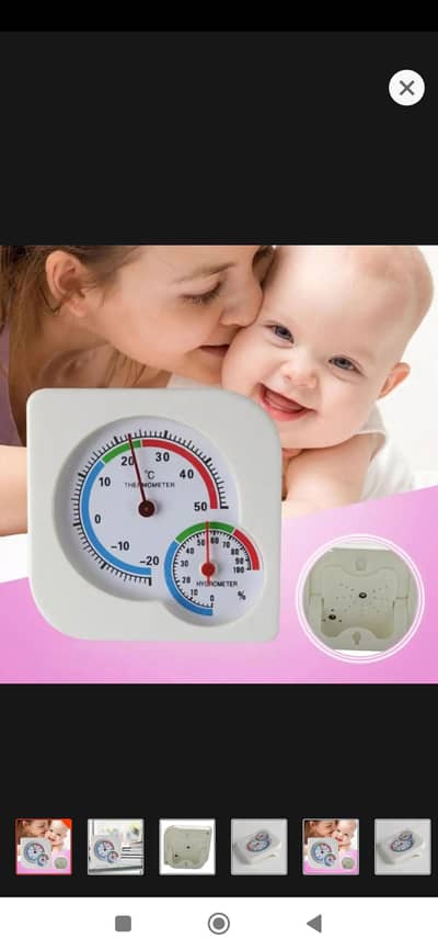 Analog Thermometer Hygrometer incubator Manual Temperature Humidity