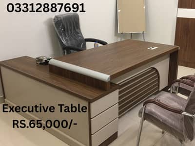 Office Desk & Allumunium Racks