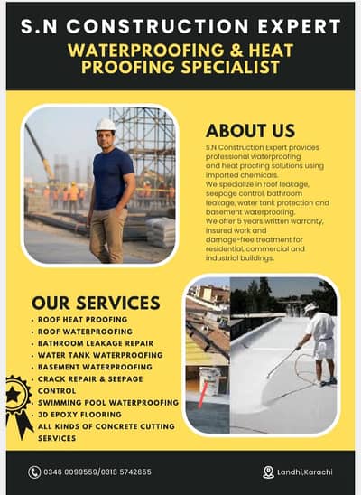 water proofing and heat proofing services