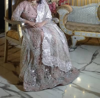 pink color pearls heavy Maxi. . . looks like new