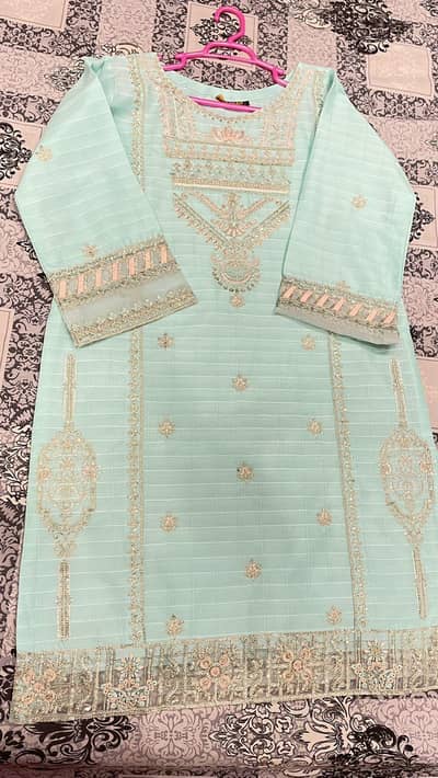 embroidery lawn  dress