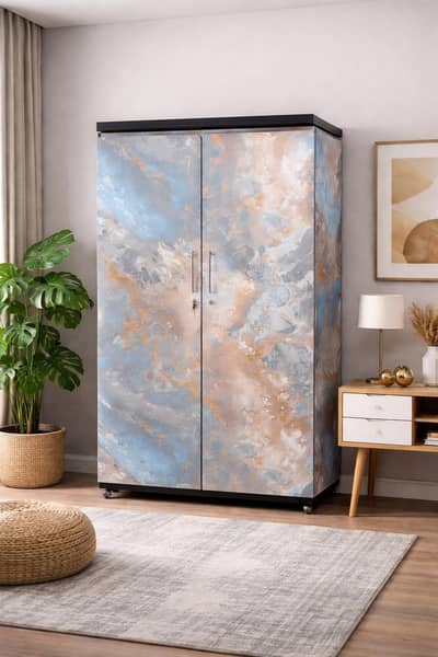 Premium Wooden Wardrobe / Cupboard – 2 Door | Strong & Stylish