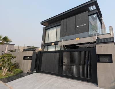 One kanal Luxury Full Basement Fully Furnished Modern Architecture Design House Available For Sale in DHA Phase 6 Lahore.