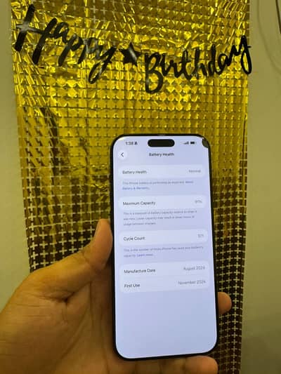 Iphone 16pro max Pta Approved