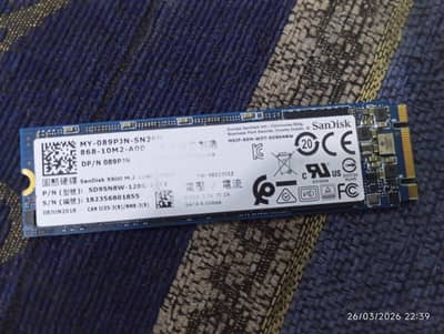 SANDISK M. 2 SATA NVME 128GB with converter