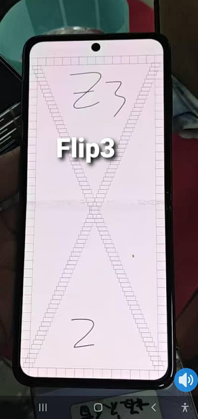 Samsung flip3 original panel screen