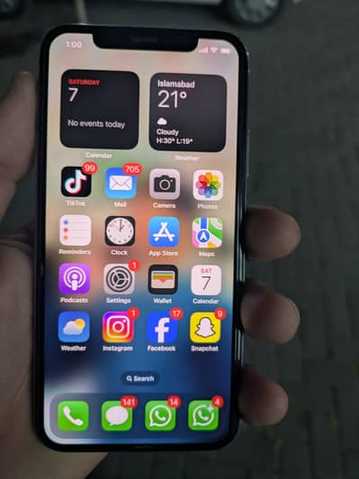 iphone X 256 gb pta approved lush condition