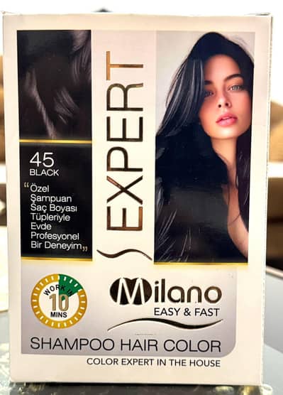 Milano easy & Fast shampoo hair color is a 100% natural