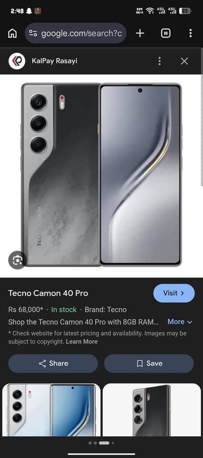 techno cammon 40 pro 5g