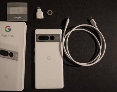 Google pixel 7 pro official approved 12/256 box pack stock available