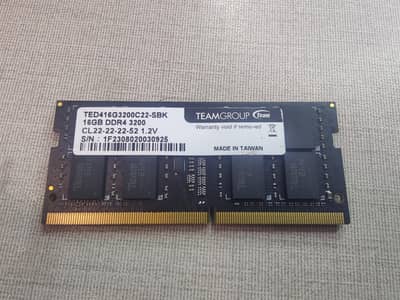 16 GB DDR 4 RAM 3200 mhz For Laptop