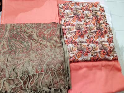 Grand Summer Sale Lawn Suits alongwith Shawls (5 suits)