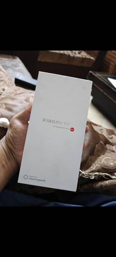 Brand new xiaomi 15t new cell unused 12gb 256gb complete box