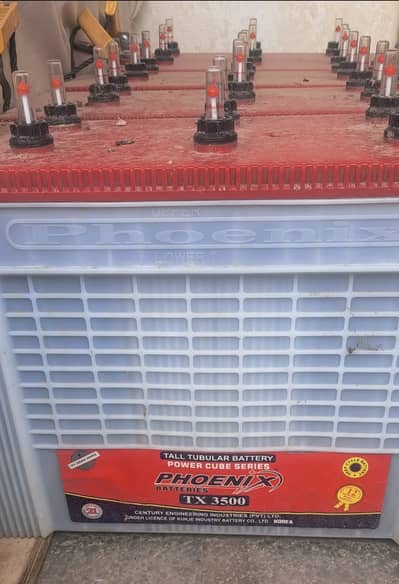 Phoenix tall tubular TX 3500 batteries