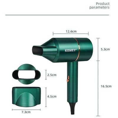 KEMEY Hair Dryer - 650W