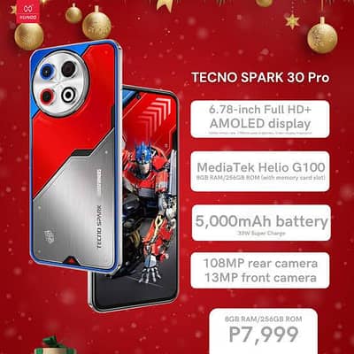 Tecno spark 30 pro Transformation version Best for Gaming