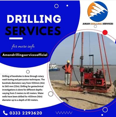 Water boring, Earthing, Thrust boring, Solar installation