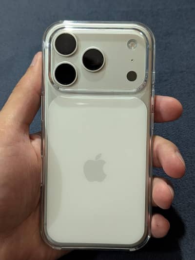 iPhone 17 Pro Factory Unlock Silver Sim Time 10/10 condition