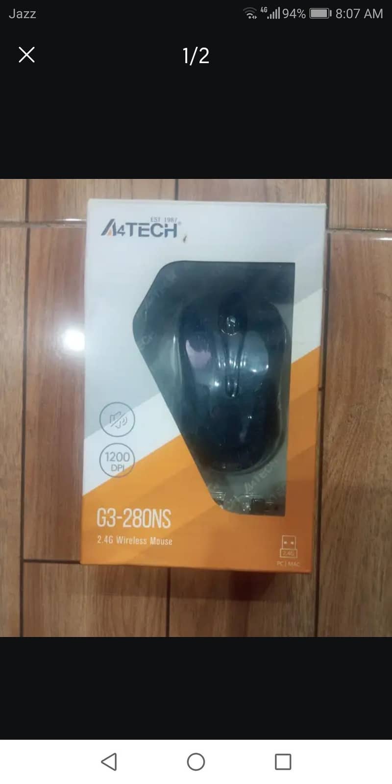 A4 tech wireless mouse new 0