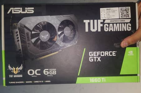 GTX 1660 TI with box