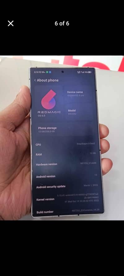 NUBIA REDMAJIC 8 PRO 12/256