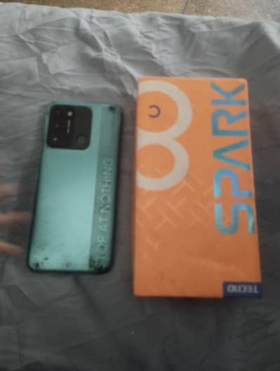 TECNO spark 8c with box