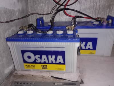 2 osaka batteries and 1 mppt