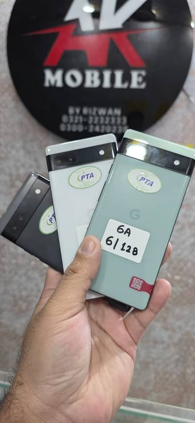 Google Pixel 6a Official PTA Approved – Box / Genuine Charger