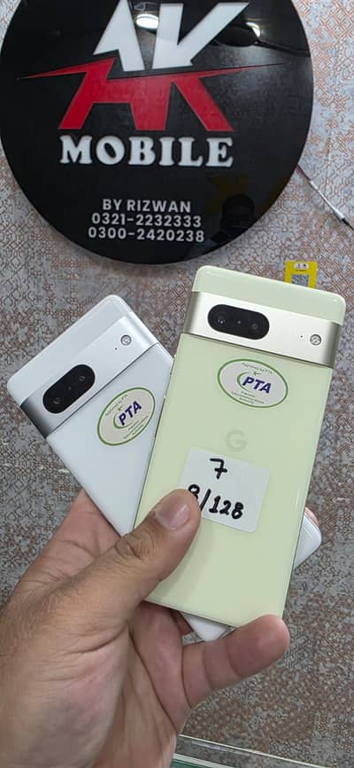 Google Pixel 7a Pixel 8 Pixel 8 Pro | 8 12/128gb Official PTA Approved