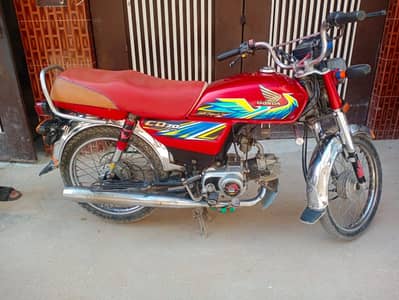 CD 70 model 2021 all original and new tires