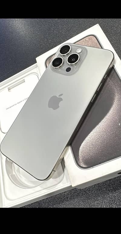 Iphone 15 pro max LLA Model 256gb lush condition