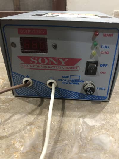 Heavy Duty 10 Ampere Battery Charger - Pure Copper Transformer