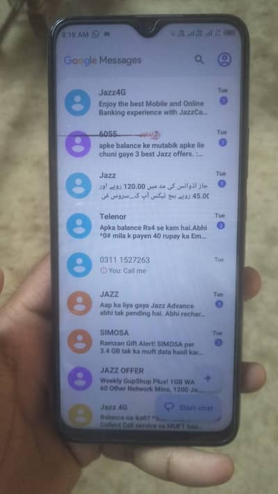 hot 11 play 4ram 64gb contact 03266061779