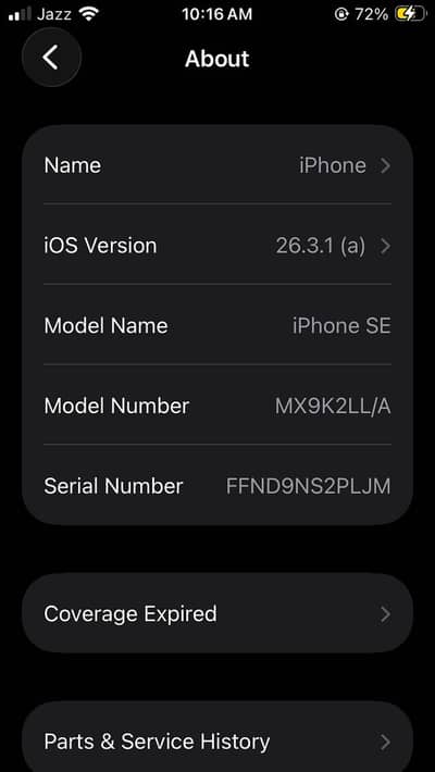 I phone SE 2020 PTA approved