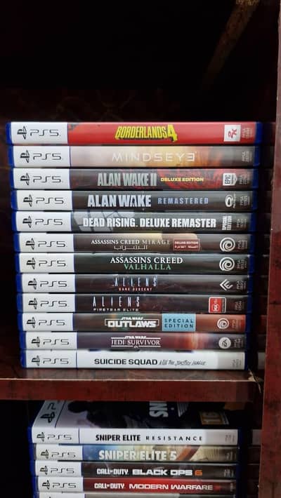 “Original Game CDs for PlayStation & 4/5