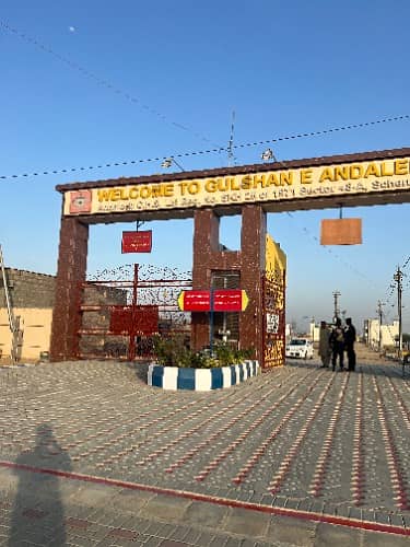 ANDALEEB SOCIETY SCHEME 33 PLOT FOR SALE 120 YARDS