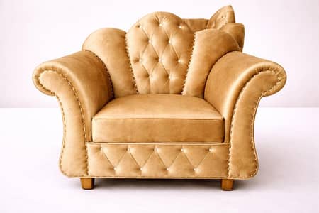 5 Seater Sofa Set for Sale | Heavy Quality | Golden Color