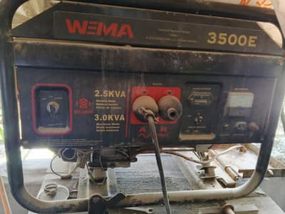 WEMA GENERATOR 3500E FOR SALE