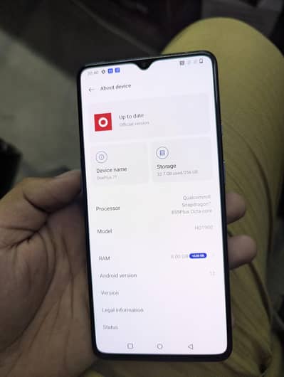 OnePlus 7T 256gb TAX PAID PTA APPROVED