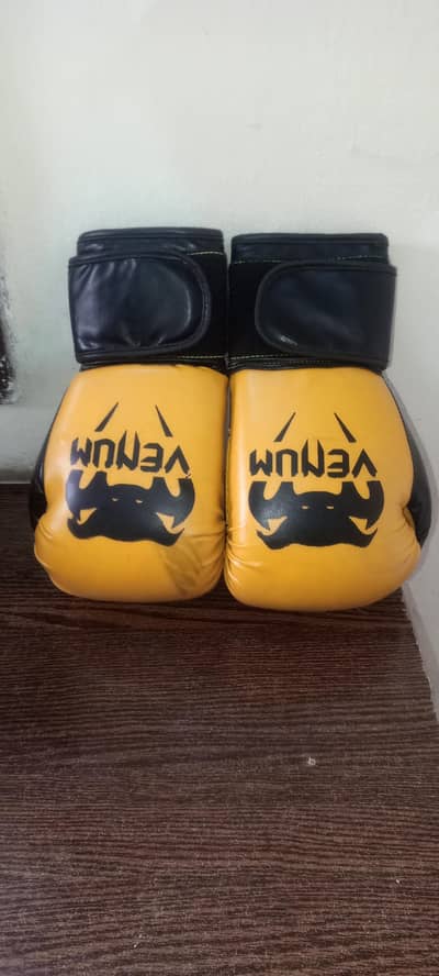 Pair of boxing  gloves one headgear pair of arm pete