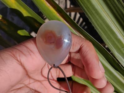 Eye Aqeeq stone Locket