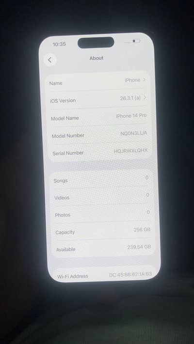 Iphone 14 pro non pta 2 month sim working
