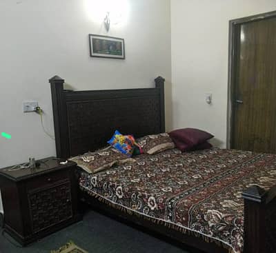 Bed with dressing and 2 side tables