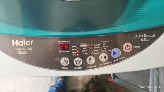 Fully Automatic 8.5Kg Haier Washing Machine