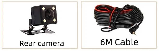 Back Camera with 6M Wire for Car Blackbox DVR
