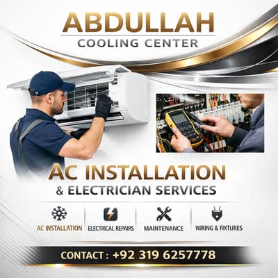 AC Repair, AC Installation, AC Gas Filling, best Electrician services