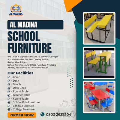 Student bench | chairs | School furniture | Chair Table set | Bench