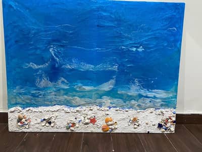 large Resin Art painting 