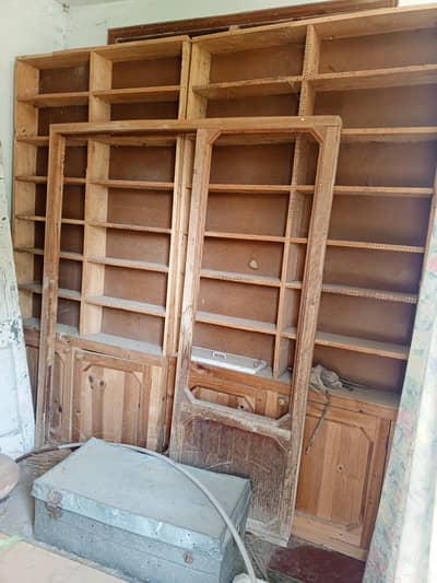 Shelves and Racks wood cabin  Medical store